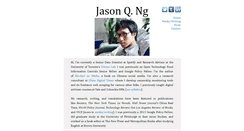 Desktop Screenshot of jasonqng.com
